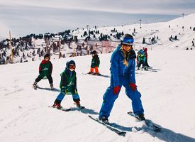 Children at Skischule Keiler in the Zillertal